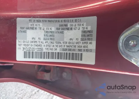 2016 Scion Ia z USA, uszkodzony, nr VIN 3MYDLBZV2GY100055